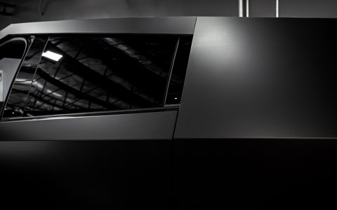Matte Black Cybertruck - PURE Frozen Black Colored PPF and matte ceramic coating