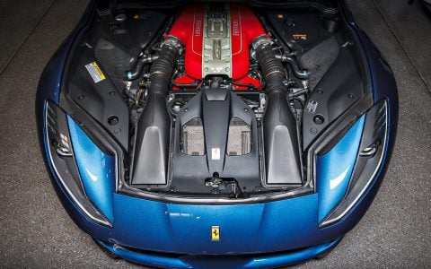 Blue Ferrari 812 Superfast - Full carbon fiber engine bay trim upgrades and Ceramic Coating 3 Blue Ferrari 812 Superfast - Full carbon fiber engine bay trim upgrades and Ceramic Coating