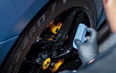 Blue Ferrari 812 Superfast - Full carbon fiber engine bay trim upgrades and Ceramic Coating 8 Blue Ferrari 812 Superfast - Full carbon fiber engine bay trim upgrades and Ceramic Coating