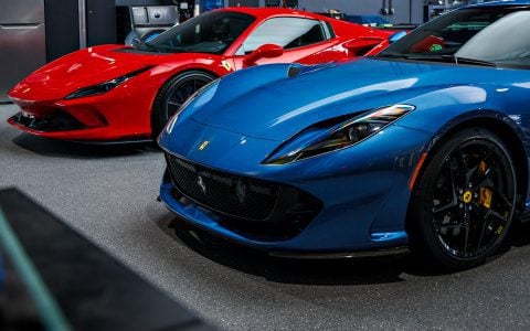 Blue Ferrari 812 Superfast - Full carbon fiber engine bay trim upgrades and Ceramic Coating 9 Blue Ferrari 812 Superfast - Full carbon fiber engine bay trim upgrades and Ceramic Coating