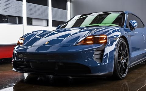 Porsche Taycan GTS Sport Turismo - Multi-stage paint correction, PPF and Ceramic Coating