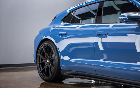 Porsche Taycan GTS Sport Turismo - Multi-stage paint correction, PPF and Ceramic Coating