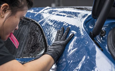 Porsche Taycan GTS Sport Turismo - Multi-stage paint correction, PPF and Ceramic Coating