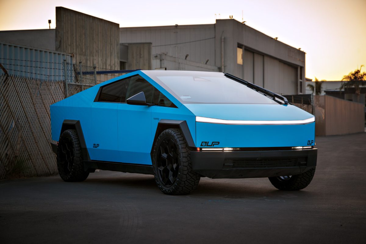 Sky Blue Cybertruck - Full vehicle FlexiShield Colored PPF