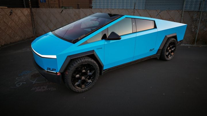 Sky Blue Cybertruck - Full vehicle FlexiShield Colored PPF