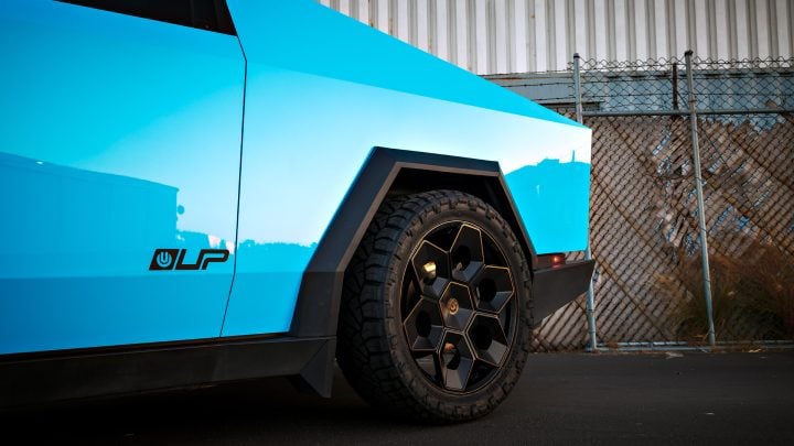 Sky Blue Cybertruck - Full vehicle FlexiShield Colored PPF