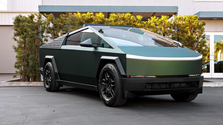 Satin Forest Green Cybertruck - PURE Colored PPF and Full vehicle matte ceramic coating