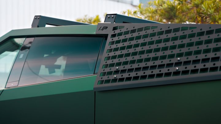 Satin Forest Green Cybertruck - PURE Colored PPF and Full vehicle matte ceramic coating