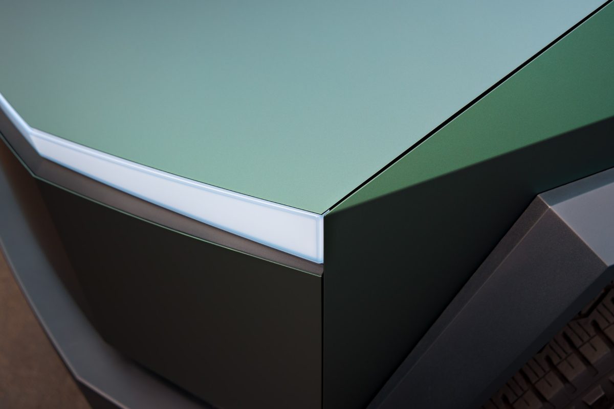 Satin Forest Green Cybertruck - PURE Colored PPF and Full vehicle matte ceramic coating