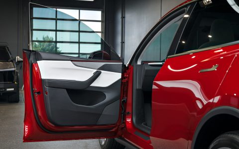 Ultra Red Juniper Model Y - PPF, nano-ceramic window tint and ceramic coating