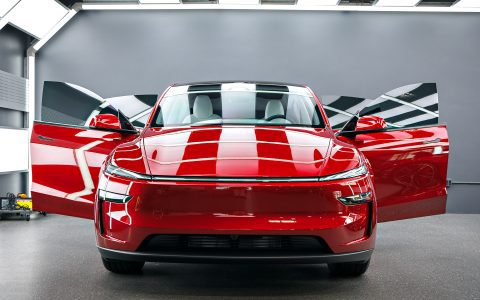 Ultra Red Juniper Model Y - PPF, nano-ceramic window tint and ceramic coating