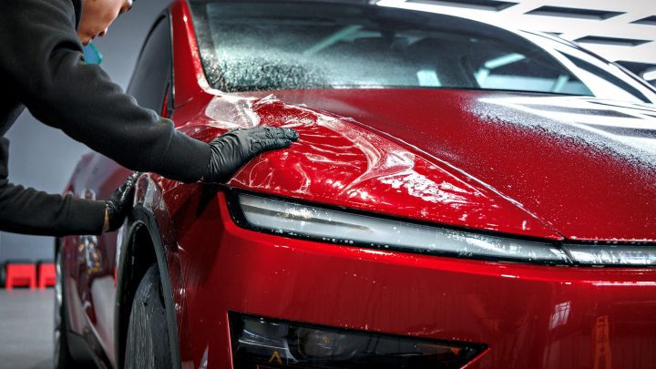 Ultra Red Juniper Model Y - PPF, nano-ceramic window tint and ceramic coating