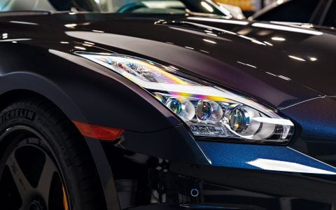 Midnight Purple R35 T-Spec GT-R - Full front-end XPEL Ultimate Plus PPF