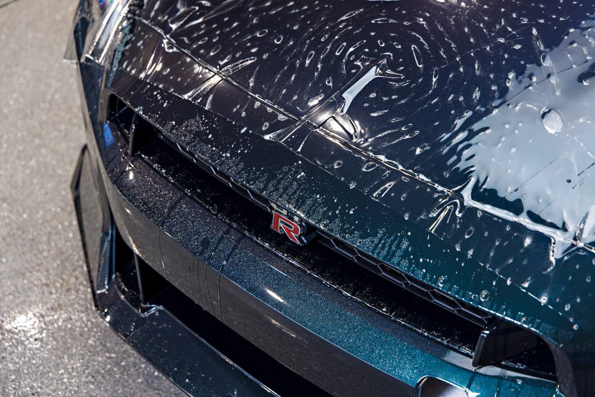 Midnight Purple R35 T-Spec GT-R - Full front-end XPEL Ultimate Plus PPF