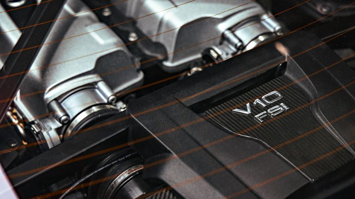 Honda NSX / Audi R8 Duo - XPEL Ultimate Plus PPF on front carbon fiber lip