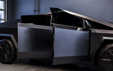 Smoked PPF Cybertruck - Nano-ceramic window tint and XPEL Stealth PPF