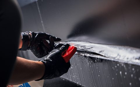 Smoked PPF Cybertruck - Nano-ceramic window tint and XPEL Stealth PPF