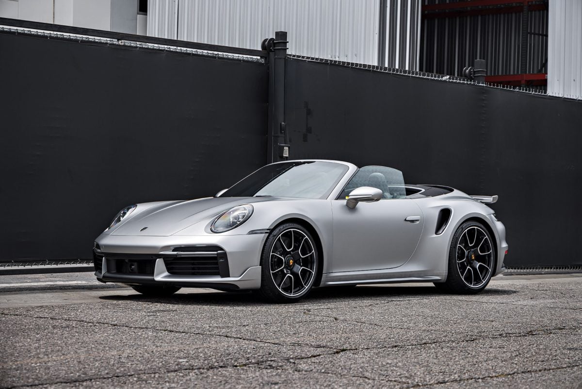 Stealth Porsche GT Silver 992 Turbo S – XPEL Stealth PPF, nano-ceramic window tint and Windshield Protection Film