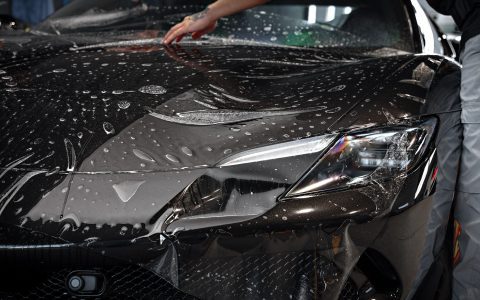 Black Ferrari 296 GTB - XPEL Ultimate Plus PPF and Nano-ceramic window tint