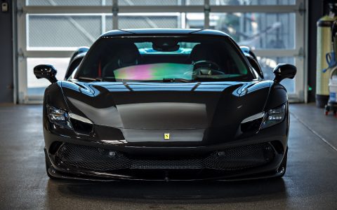 Black Ferrari 296 GTB - XPEL Ultimate Plus PPF and Nano-ceramic window tint