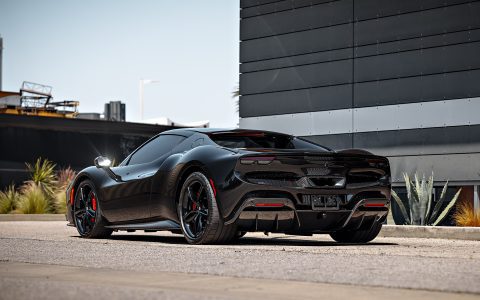 Black Ferrari 296 GTB - XPEL Ultimate Plus PPF and Nano-ceramic window tint