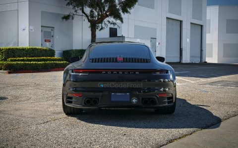 Porsche 911 - Custom brand graphics and Nano-ceramic window tint 12 Eric Liboiron Porsche 992 911 Graphic 1920px 12