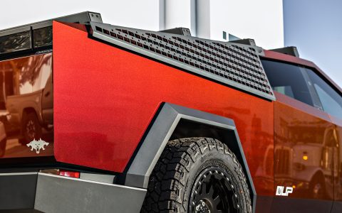 Assassin Red Cybertruck - Full vehicle FlexiShield Colored PPF and Nano-ceramic window tint