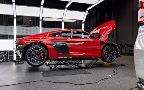 Red Audi R8 V10 - Paint correction, PPF, Windshield protection and More