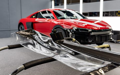 Red Audi R8 V10 - Paint correction, PPF, Windshield protection and More