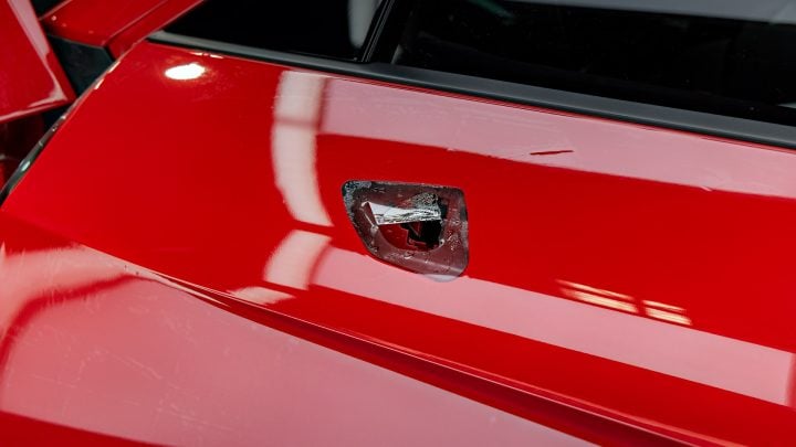 Red Audi R8 V10 - Paint correction, PPF, Windshield protection and More