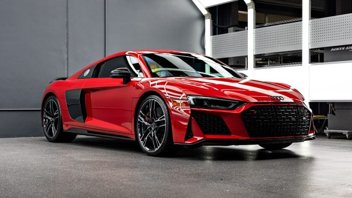 Red Audi R8 V10 - Paint correction, PPF, Windshield protection and More