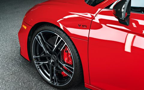 Red Audi R8 V10 - Paint correction, PPF, Windshield protection and More