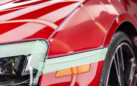 Red Audi R8 V10 - Paint correction, PPF, Windshield protection and More