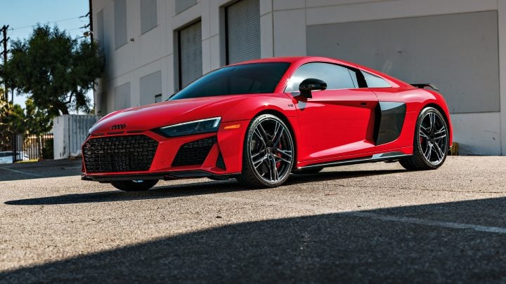 Red Audi R8 V10 - Paint correction, PPF, Windshield protection and More