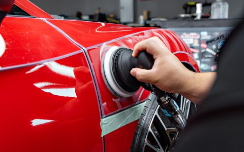 Red Audi R8 V10 - Paint correction, PPF, Windshield protection and More