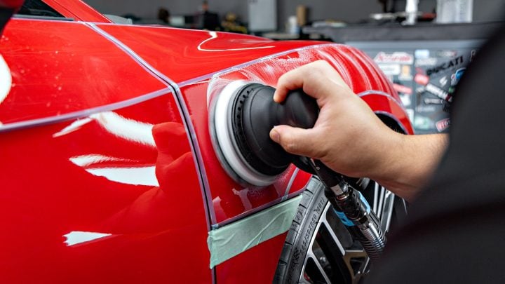 Red Audi R8 V10 - Paint correction, PPF, Windshield protection and More