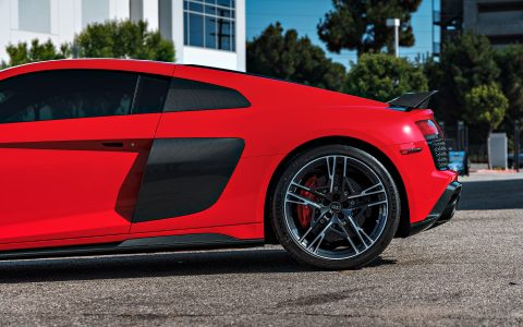 Red Audi R8 V10 - Paint correction, PPF, Windshield protection and More