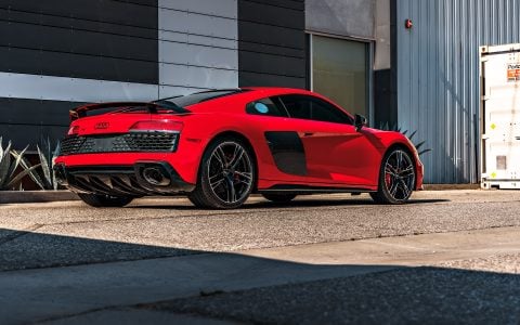 Red Audi R8 V10 - Paint correction, PPF, Windshield protection and More