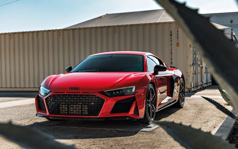 Red Audi R8 V10 - Paint correction, PPF, Windshield protection and More