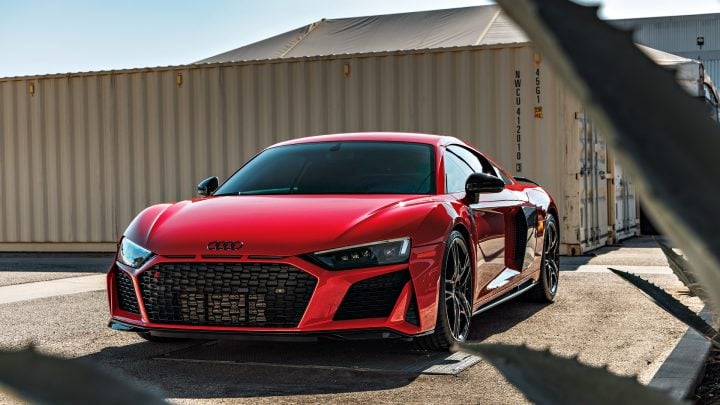 Red Audi R8 V10 - Paint correction, PPF, Windshield protection and More