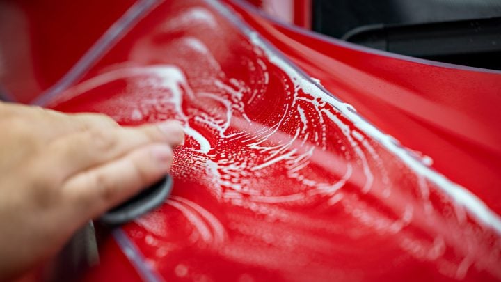 Red Audi R8 V10 - Paint correction, PPF, Windshield protection and More