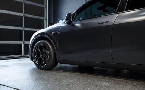 Stealth Gray Tesla Model Y Juniper - XPEL Stealth PPF and Nano-ceramic window tint