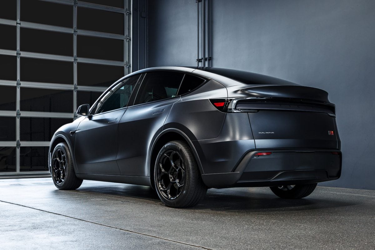 Stealth Gray Tesla Model Y Juniper - XPEL Stealth PPF and Nano-ceramic window tint