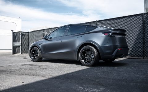 Stealth Gray Tesla Model Y Juniper - XPEL Stealth PPF and Nano-ceramic window tint