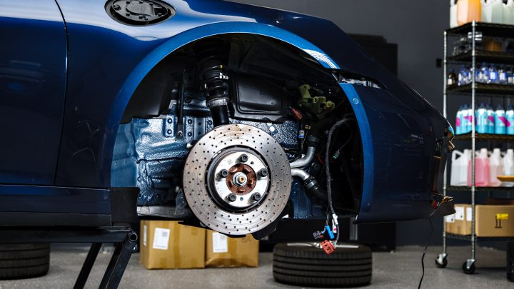 Porsche 911 Carrera 4S - Full vehicle color-change vinyl wrap, ceramic coating, paint machine polishing and more