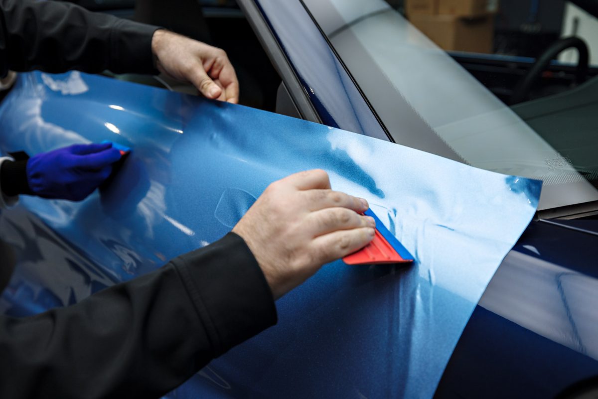 Porsche 911 Carrera 4S - Full vehicle color-change vinyl wrap, ceramic coating, paint machine polishing and more