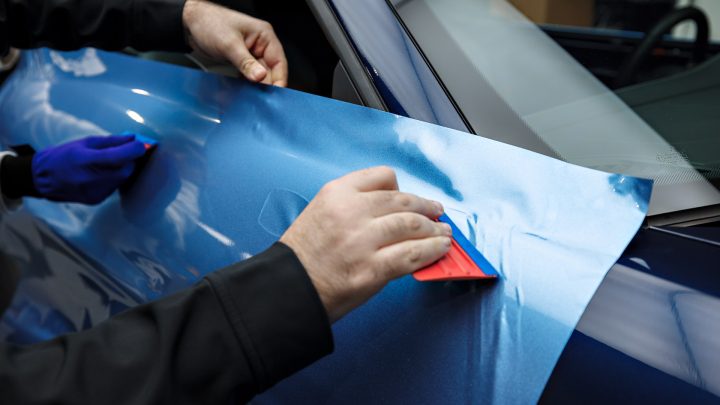 Porsche 911 Carrera 4S - Full vehicle color-change vinyl wrap, ceramic coating, paint machine polishing and more