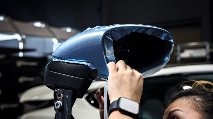 Porsche 911 Carrera 4S - Full vehicle color-change vinyl wrap, ceramic coating, paint machine polishing and more