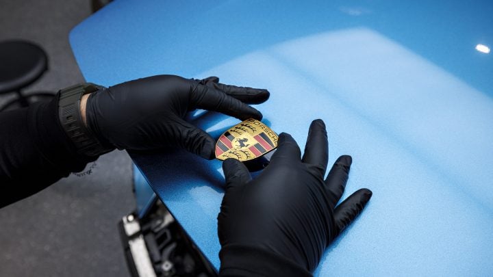 Porsche 911 Carrera 4S - Full vehicle color-change vinyl wrap, ceramic coating, paint machine polishing and more