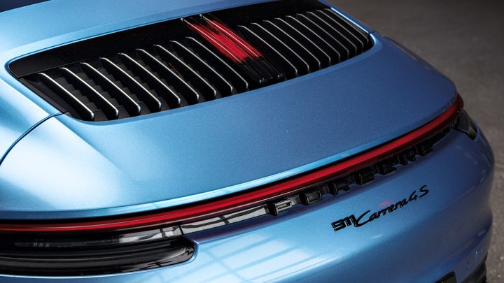 Porsche 911 Carrera 4S - Full vehicle color-change vinyl wrap, ceramic coating, paint machine polishing and more